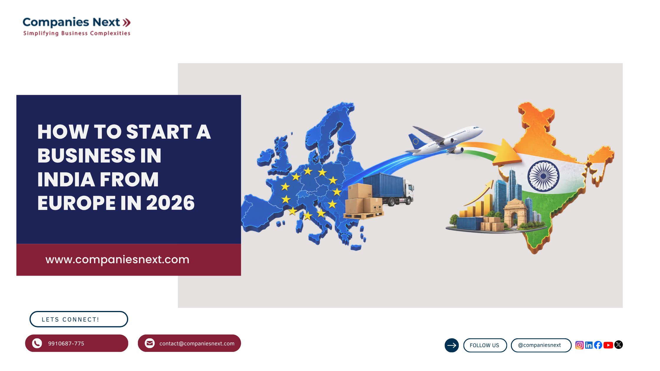 How to Start a Business in India from Europe (2026 Guide)